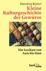 Buchcover Kleine Kulturgeschichte der Gewürze