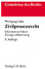 Buchcover Zivilprozessrecht