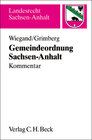 Buchcover Gemeindeordnung für das Land Sachsen-Anhalt