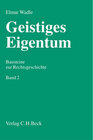Buchcover Geistiges Eigentum Bd. 2