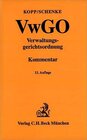 Buchcover Verwaltungsgerichtsordnung (VwGO)