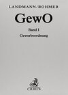 Buchcover Gewerbeordnung GewO 1/2 und ergänzende Vorschriften (ohne Fortsetzungsnotierung). Inkl. 73. Ergänzungslieferung: Bd. I: 