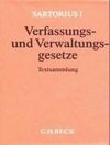 Sartorius 1. Verfassungs- und Verwaltungsgesetze der Bundesrepublik Deutschland. Grundwerk ohne Fortsetzung. width=