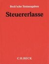 Buchcover Steuererlasse (ohne Fortsetzungsnotierung). Inkl. 23.Ergänzungslieferung: Einkommensteuer, Eigenheimzulage, Lohnsteuer, 