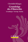 Buchcover Grundzüge des Filmrechts