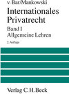 Buchcover Internationales Privatrecht Bd. 1: Allgemeine Lehren