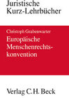 Buchcover Europäische Menschenrechtskonvention