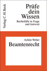 Buchcover Beamtenrecht