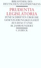 Buchcover Prudentia Legislatoria