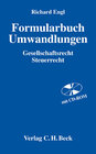 Buchcover Formularbuch Umwandlungen