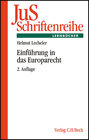 Buchcover Einführung in das Europarecht