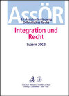 Buchcover Integration und Recht