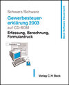 Buchcover Gewerbesteuererklärung 2003 auf CD-ROM