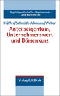 Buchcover Anteilseigentum, Unternehmenswert und Börsenkurs