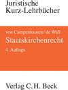 Buchcover Staatskirchenrecht
