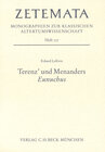 Buchcover Terenz' und Menanders 'Eunuchus'