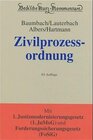 Buchcover Zivilprozessordnung