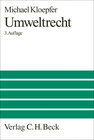 Buchcover Umweltrecht