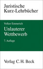 Buchcover Unlauterer Wettbewerb