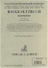 Buchcover Baugesetzbuch