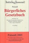 Buchcover Palandt - Bürgerliches Gesetzbuch: BGB
