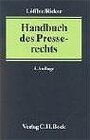 Buchcover Handbuch des Presserechts