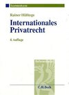 Buchcover Internationales Privatrecht einschließlich Grundzüge des Internationalen Verfahrensrechts