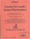 Buchcover Gesetze des Landes Baden-Württemberg