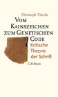 Buchcover Vom Kainszeichen zum genetischen Code