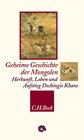 Buchcover Geheime Geschichte der Mongolen
