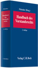 Buchcover Handbuch des Vorstandsrechts