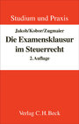 Buchcover Die Examensklausur im Steuerrecht