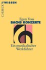 Buchcover Bachs Konzerte