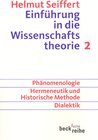 Buchcover Einführung in die Wissenschaftstheorie Bd. 2: Geisteswissenschaftliche Methoden