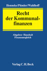Buchcover Recht der Kommunalfinanzen