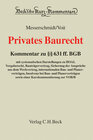 Buchcover Privates Baurecht