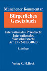 Buchcover Münchener Kommentar zum Bürgerlichen Gesetzbuch  Bd. 11: Internationales Privatrecht, Internationales Wirtschaftsrecht, 