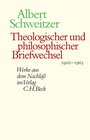 Buchcover Theologischer und philosophischer Briefwechsel 1900-1965