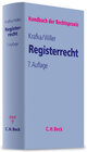 Buchcover Registerrecht