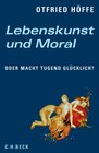 Buchcover Lebenskunst und Moral
