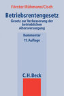 Buchcover Betriebsrentengesetz