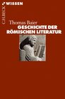 Buchcover Geschichte der römischen Literatur