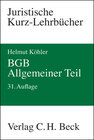 Buchcover BGB Allgemeiner Teil