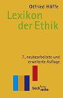 Buchcover Lexikon der Ethik