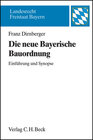 Buchcover Die neue Bayerische Bauordnung