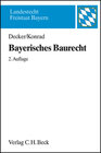 Buchcover Bayerisches Baurecht
