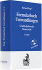 Buchcover Formularbuch Umwandlungen