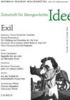 Buchcover Zeitschrift für Ideengeschichte Heft II/1 Frühjahr 2008: Exil