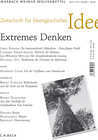 Buchcover Zeitschrift für Ideengeschichte Heft II/3 Herbst 2008: Extremes Denken