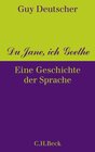 Buchcover Du Jane, ich Goethe